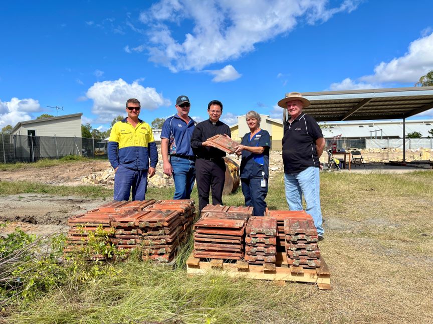 Image for New lease on life for roof tiles from Biggenden MPHS Nurses’ accommodation